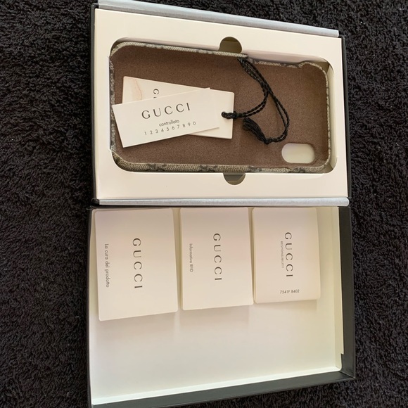 AUTHENTIC Gucci Ophidia iPhone X/XS Case NIB - Picture 1 of 9